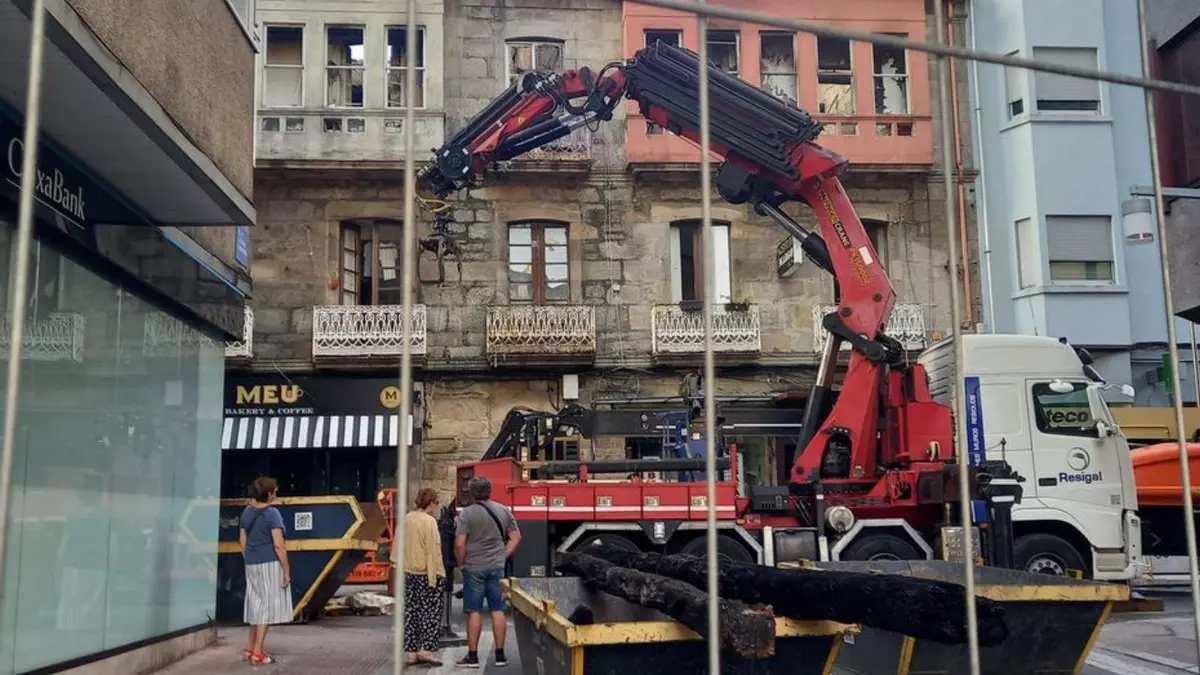El fuego que no avisa: el susto del viernes en la calle Pastor Díaz