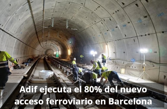 Avances en la T1: el 80% del acceso ferroviario al Aeropuerto Josep Tarradellas ya está listo
