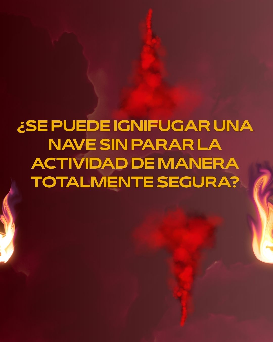 ¿Se puede ignifugar una nave sin parar la actividad de manera totalmente segura?