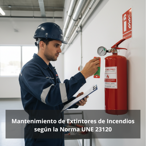 Mantenimiento de Extintores de Incendios según la Norma UNE 23120: Garantizar la seguridad comienza con un mantenimiento responsable.