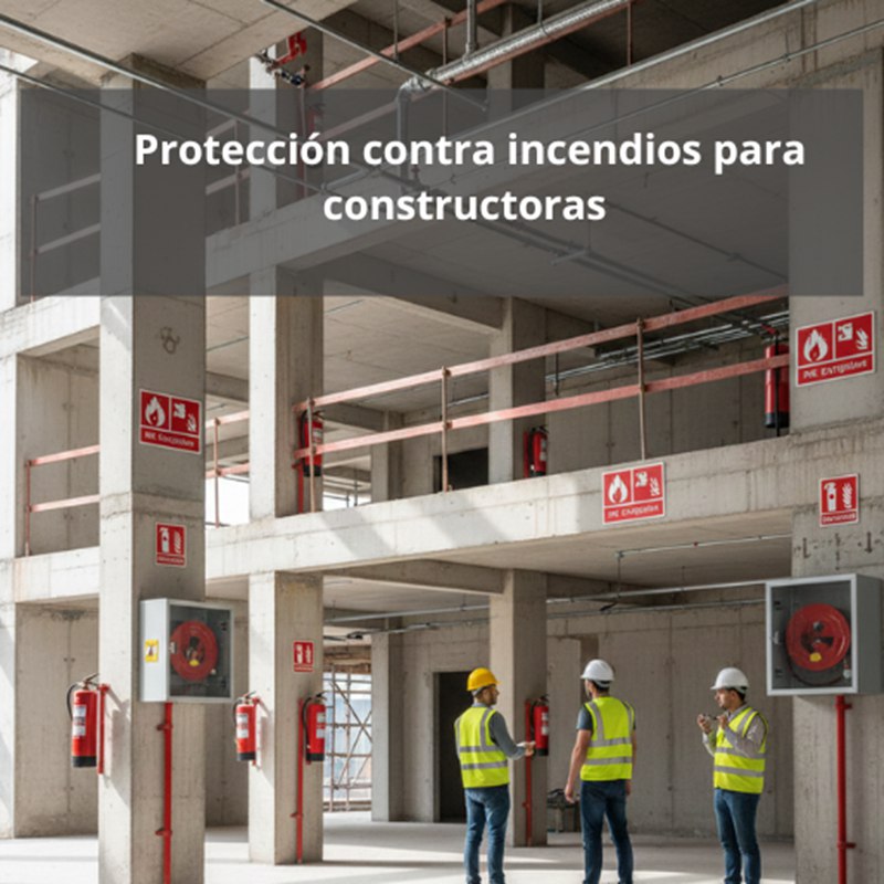 Protección contra incendios para constructoras. La seguridad contra el fuego como valor estructural en la edificación actual.