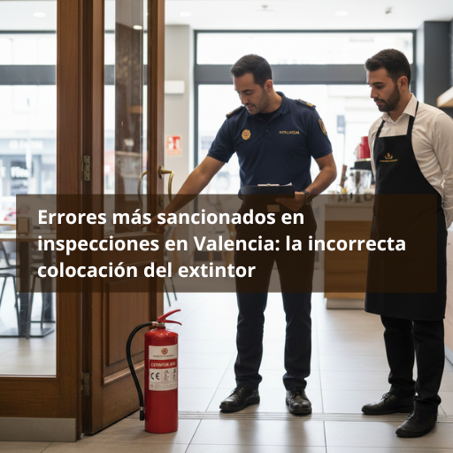 Alerta en Valencia: Una instalación deficiente de extintores compromete la seguridad de edificios clave