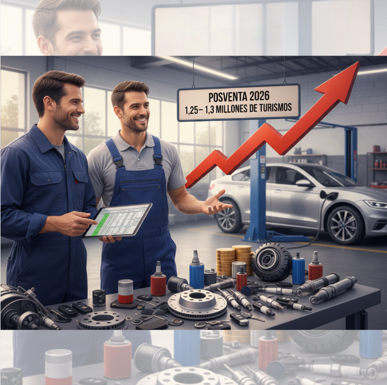 Copia de llaves de coche: la posventa se prepara para 1,3 millones de turismos en 2026