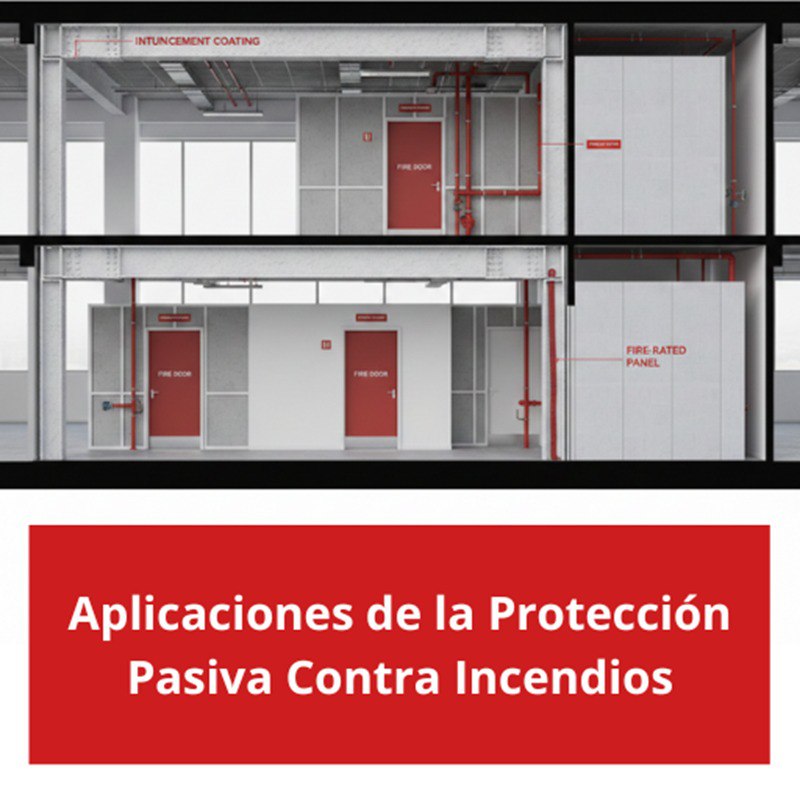 Aplicaciones de la Protección Pasiva Contra Incendios. Seguridad estructural y control del riesgo en edificaciones modernas.