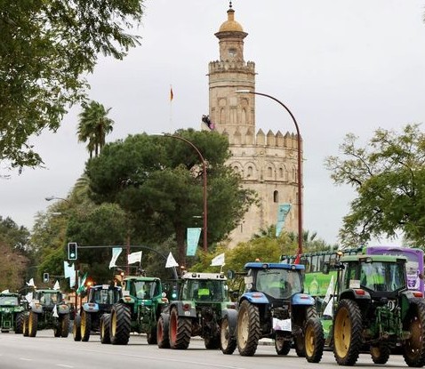 El grito del campo en Andalucía
