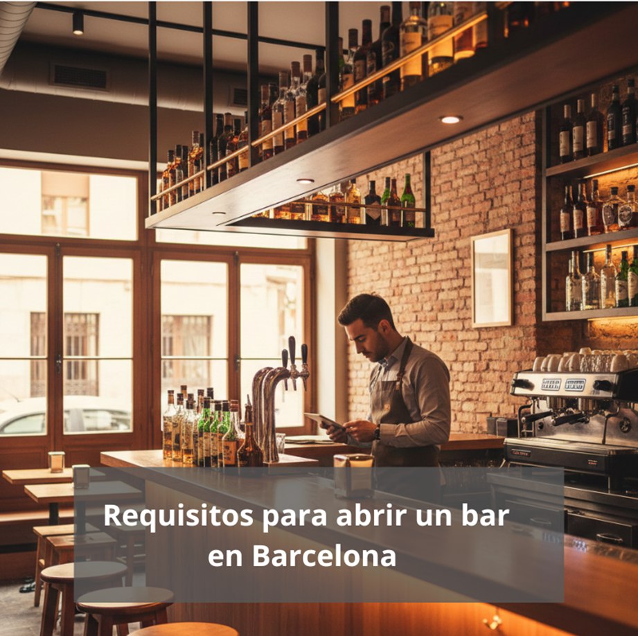 Requisitos para abrir un bar en Barcelona. Marco actual y exigencia normativa en la apertura de bares.