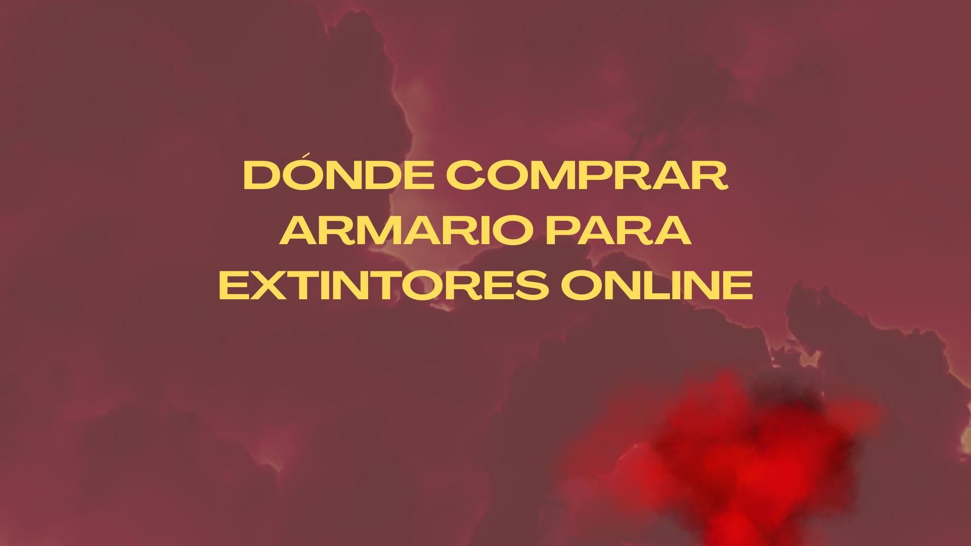 Dónde comprar armario para extintores online. Importancia de proteger correctamente los extintores en cualquier instalación.