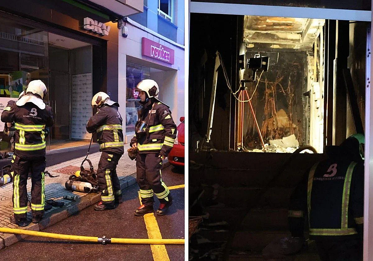 Incendio en un edificio de Avilés obliga a evacuar a decenas de vecinos tras arder el cuadro eléctrico. Emergencia en la avenida Fernández Balsera